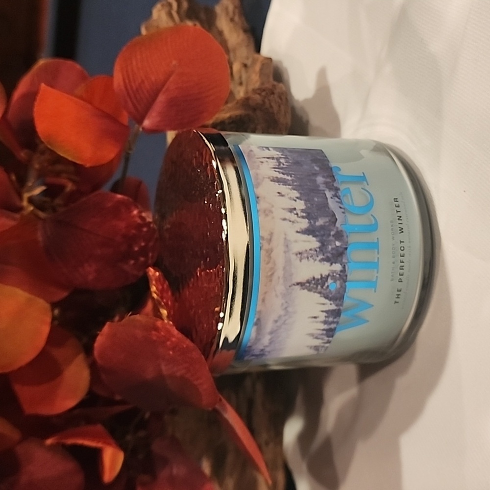 NWT Bath and Body Works A Perfect Winter Three Wick Candle